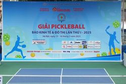 Cận cảnh sân thi đấu Giải 'Pickleball Báo Kinh tế & Đô thị lần thứ I–2025'