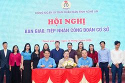 Công đoàn UBND tỉnh Nghệ An tiếp nhận 85 công đoàn cơ sở