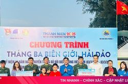 Tuổi trẻ TP Hà Tĩnh với chương trình 'Tháng Ba biên giới, hải đảo'