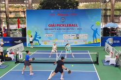 Những hình ảnh ấn tượng tại Giải Pickleball báo Kinh tế& Đô thị lần thứ 1-2025