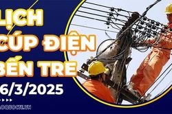 Lịch cúp điện Bến Tre hôm nay ngày 16/3/2025