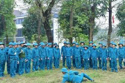 Kiểm tra công tác huấn luyện dân quân tự vệ tại thành phố Vinh