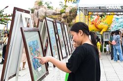 Triển lãm ảnh nghệ thuật 'Quan âm – Mùa lễ hội' và tranh thiếu nhi 'Ngũ Hành Sơn - Mùa lễ hội'