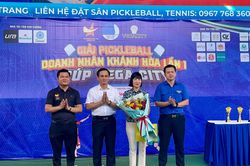 Hơn 80 vận động viên tranh tài Giải pickleball Doanh nhân Khánh Hòa lần 1 - tranh Cúp Vega City