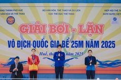 Nghệ An giành Huy chương Vàng trong ngày đầu Giải vô địch lặn quốc gia 2025