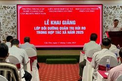 Hội Luật gia Tp.Cần Thơ phối hợp tổ chức lớp bồi dưỡng quản trị rủi ro trong HTX năm 2025