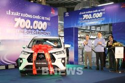 Toyota xuất xưởng chiếc xe thứ 700.000 tại Việt Nam