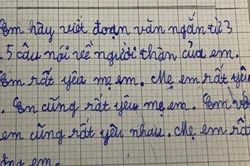Bài văn tả người thân bị lạc đề nhưng ai đọc xong cũng thấy 'lụi tim'