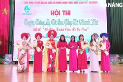 Đặc sắc hội thi duyên dáng mẹ và con phụ nữ Thanh Khê