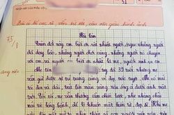 Bài văn tả mẹ đạt gần điểm tuyệt đối, cô giáo hết lời khen ngợi ở phần lời phê