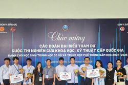 Lào Cai giành 3 giải tại Cuộc thi khoa học - kỹ thuật cấp quốc gia năm học 2024 - 2025