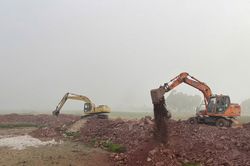 Cưỡng chế thu hồi đất để xây dựng khu công nghiệp Thọ Lộc tại huyện Diễn Châu