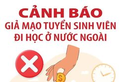 Cảnh báo giả mạo tuyển sinh viên đi học ở nước ngoài