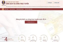 Chính thức vận hành trang dịch vụ công cấp đổi giấy phép lái xe từ ngày 26/3