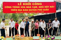 Bình Dương đồng loạt khởi công xóa nhà tạm, nhà dột nát trên toàn tỉnh