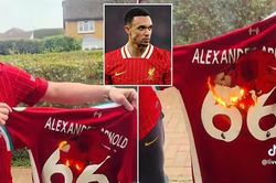 CĐV Liverpool 'dậy sóng', đốt áo Arnold sau khi thông tin gia nhập Real Madrid được xác nhận