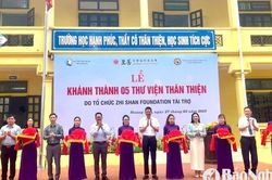 Khánh thành 5 thư viện trường học tại thị xã Hoàng Mai
