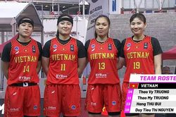 Đội tuyển bóng rổ nữ Việt Nam gây ấn tượng mạnh tại giải FIBA 3x3 Asia Cup 2025