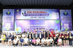 Trao giải 6 nội dung thi đấu Pickleball Cup Truyền hình Nghệ An - Bia Sao Vàng