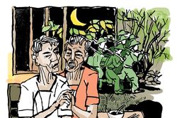 Ký ức bữa cơm mừng chiến thắng