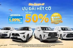 Toyota tung khuyến mại khủng trong tháng 4/2025