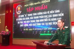 Học viện Quốc phòng tập huấn sử dụng trí tuệ nhân tạo