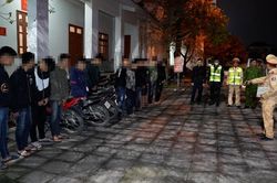 Nghệ An: Kịp thời ngăn chặn nhóm thanh niên tụ tập đua xe trái phép