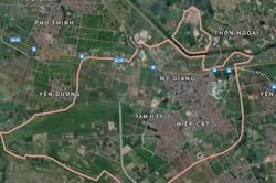Hà Nội: sắp đấu giá đất tại huyện Phúc Thọ, giá khởi điểm từ 7,9 triệu/m2
