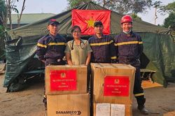Đoàn cứu nạn của Bộ Công an Việt Nam tiếp tục công tác hỗ trợ người dân Myanmar