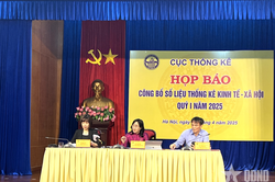 Công bố số liệu thống kê kinh tế-xã hội quý I-2025