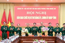 Đại tá Trần Quang Trung được bổ nhiệm giữ chức Chính ủy Bộ đội Biên phòng Nghệ An