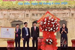 Khai hội đền Thánh Nguyễn và đón nhận Di sản văn hóa phi vật thể quốc gia