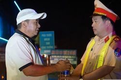 Xử lý xe khách vi phạm tốc độ trên quốc lộ qua địa bàn tỉnh Bình Định