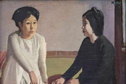 Khoảnh khắc thuần Việt trong tác phẩm đắt giá của danh họa Nguyễn Gia Trí