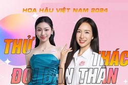 Hai cô gái là bạn thân ở Hoa hậu Việt Nam