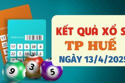 Kết quả xổ số Huế hôm nay 13/4/2025 - XSTTH 13/4