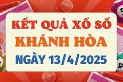 Kết quả xổ số Khánh Hòa hôm nay 13/4/2025 - XSKH 13/4