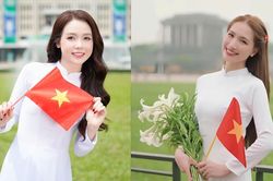 Hòa Minzy, Sam và dàn sao Việt rạng rỡ chào mừng dịp lễ 30/4