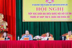 Cử tri Quỳnh Lưu nêu nhiều kiến nghị liên quan đến sáp nhập đơn vị hành chính