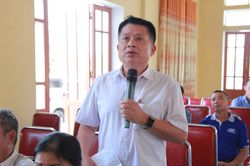 Cử tri Tân Kỳ phản ánh bất cập trong khai thác cát sỏi trên sông Con