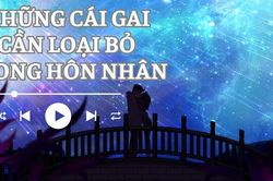 Audio: Những cái gai cần loại bỏ trong hôn nhân