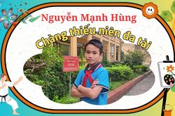 Nguyễn Mạnh Hùng-Chàng thiếu niên đa tài