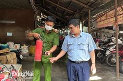 Đồng Nai kiểm tra phòng cháy 16 chợ hoạt động trước khi Luật Phòng cháy, chữa cháy 2001 có hiệu lực