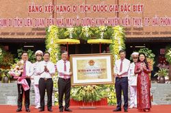 Cụm di tích nhà Mạc ở Dương Kinh đón nhận Bằng xếp hạng Di tích quốc gia đặc biệt