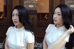Vợ Hà Đức Chinh khoe nhan sắc 'gái một con mòn con mắt'