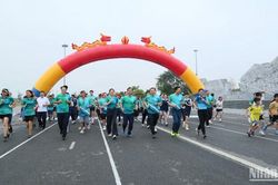 Hơn 500 vận động viên tham gia giải chạy 'BIDV Run-Vì cuộc sống xanh'