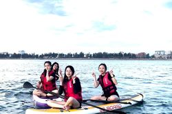 Chèo SUP ngắm bình minh – trải nghiệm tuyệt vời tại Cửa Lò