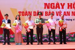 Thứ trưởng Bộ Công an Lê Văn Tuyến dự Ngày hội toàn dân bảo vệ an ninh Tổ quốc tại Đắk Nông