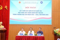 Đưa tiếng Anh trở thành ngôn ngữ thứ 2 trong trường học: Đồng bộ giải pháp