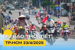 Thời tiết TP.HCM hôm nay (23/4)